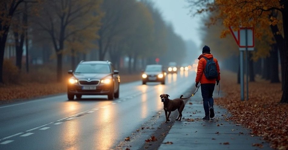 zdjęcie: Jesienne i zimowe drogi policja apeluje o ostrożność / TM/ przykładowa ilustracja