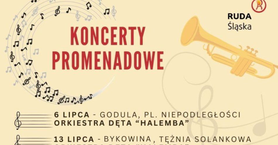 zdjęcie: Lato w Rudzie Śląskiej rozbrzmiewać będzie dźwiękami orkiestr dętych! / fot. nadesłane