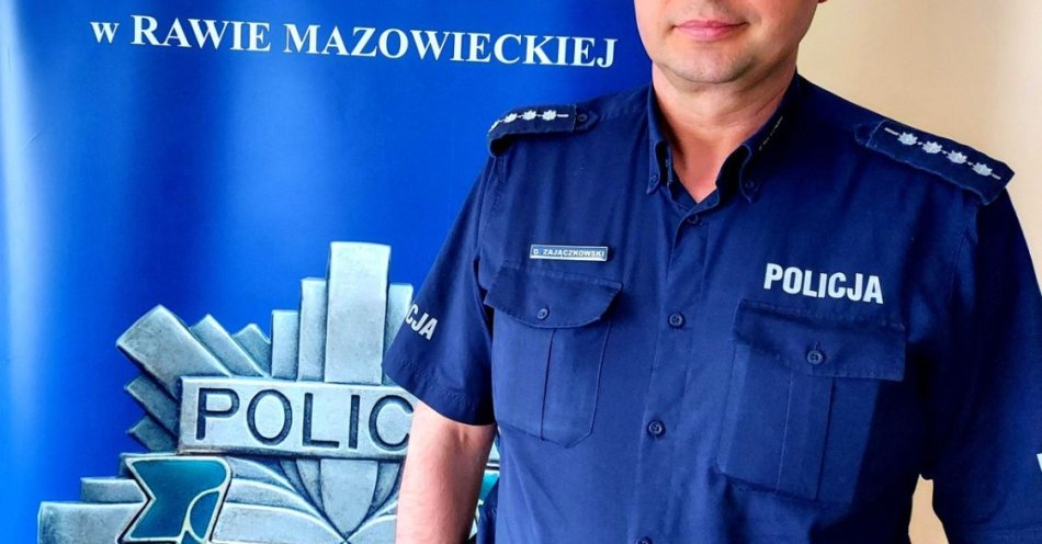 zdjęcie: Rawa Mazowiecka po służbie ujął pijanego złodzieja i agresora / fot. KPP w Rawie Mazowieckiej