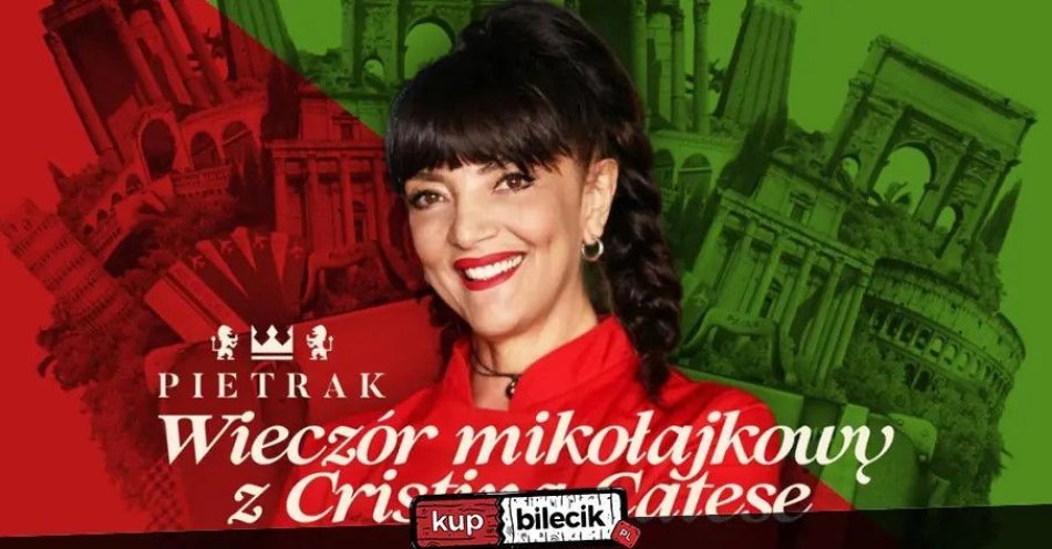 zdjęcie: Wieczór Mikołajkowy z Cristiną Catese / kupbilecik24.pl / Wieczór Mikołajkowy z Cristiną Catese