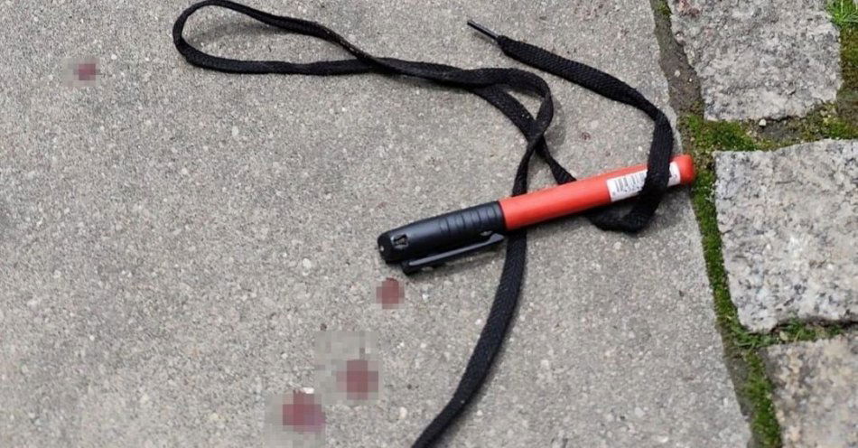 zdjęcie: Wywiadowcy uratowali życie 20-latki przy pomocy prowizorycznej stazy / fot. KMP Lublin