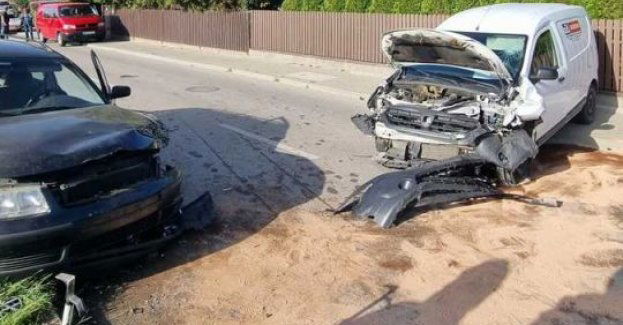 Zderzenie dwóch pojazdów w Iłży