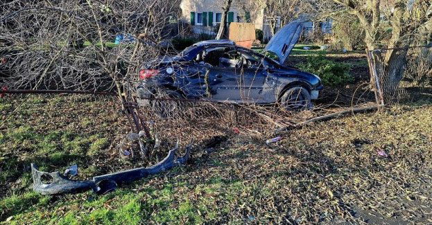 Miał zakaz prowadzenia i dachował w Wądrożu Małym