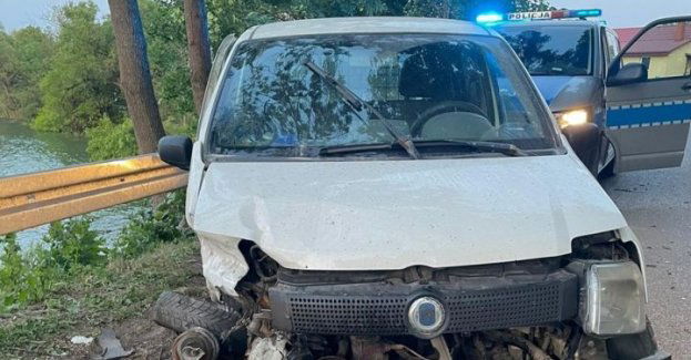 Pojazd „przeleciał” przez rondo. Kierowca by nietrzeźwy