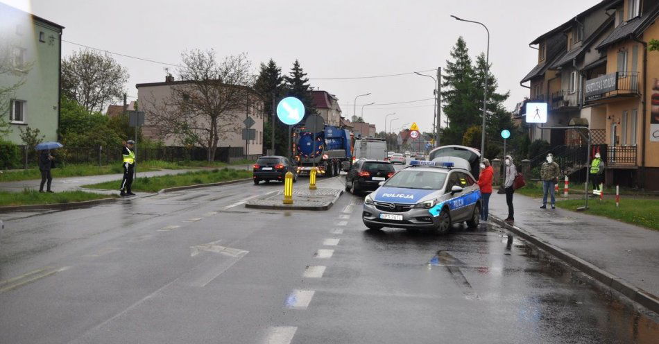 zdjęcie: Potrącenie pieszego na przejściu dla pieszych / fot. KPP w Nidzicy