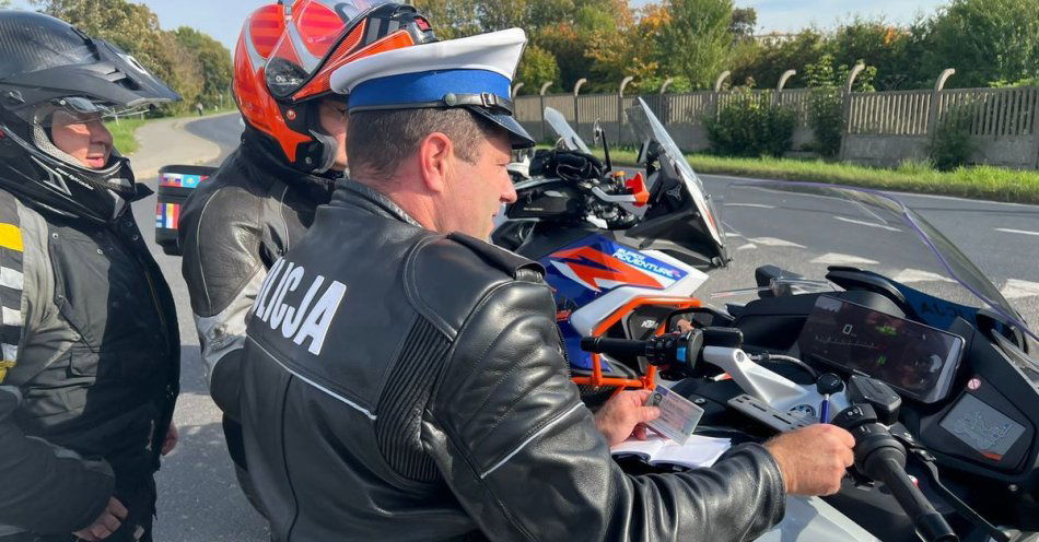 zdjęcie: Sezon na motocykle / fot. KPP w Nowym Mieście Lubawskim