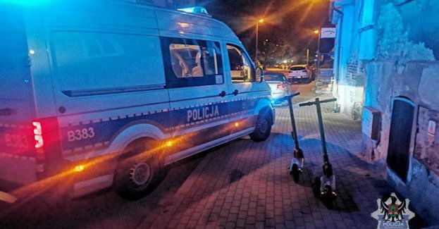 Pod wpływem alkoholu na hulajnodze. Mandat tysiąc złotych!
