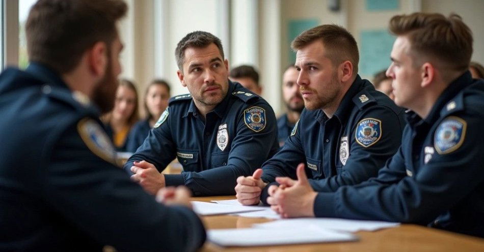 zdjęcie: Policjanci rozmawiali z młodzieżą o przemocy rówieśniczej / TM/ przykładowa ilustracja