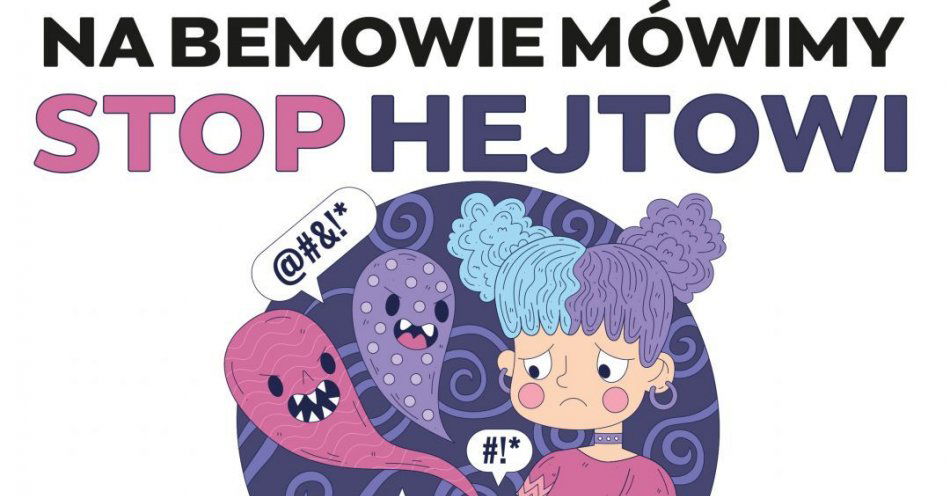 zdjęcie: Młodzież mówi STOP HEJTOWI i mowie nienawiści. Maja Staśko i Marcin Kruszewski wspierają inicjatywę / fot. nadesłane