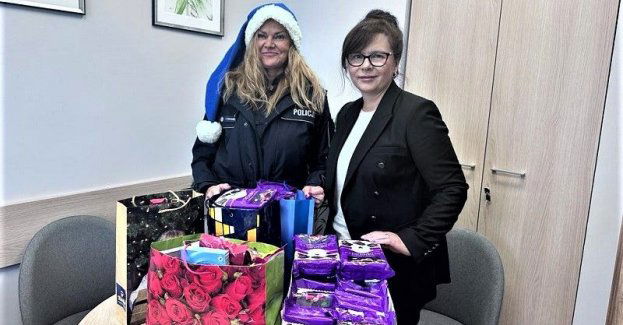 Paczki Mikołajkowe od legnickich policjantów