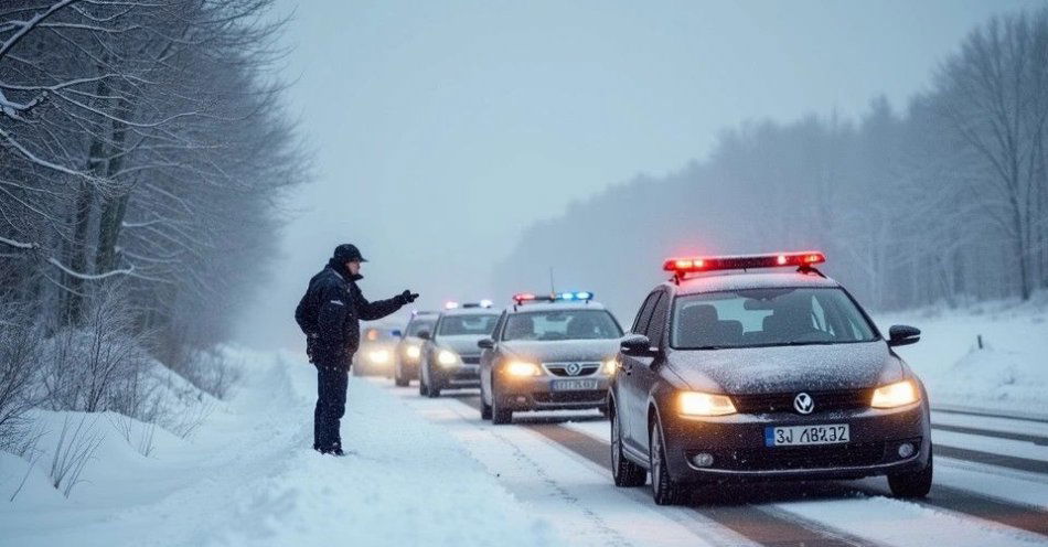 zdjęcie: Zima na drogach powiatu myślenickiego. Policja apeluje o rozwagę / TM/ przykładowa ilustracja