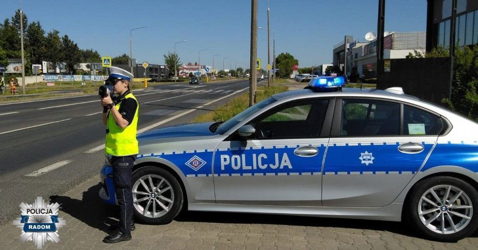 zdjęcie: Kontrole prędkości na radomskich drogach / fot. KMP w Radomiu