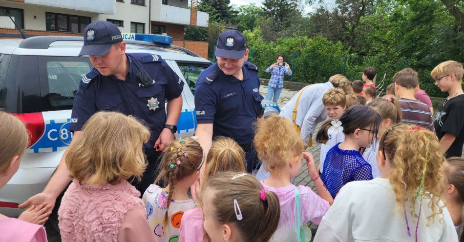 zdjęcie: Na półkoloniach fajnie jest / fot. KPP Inowrocław