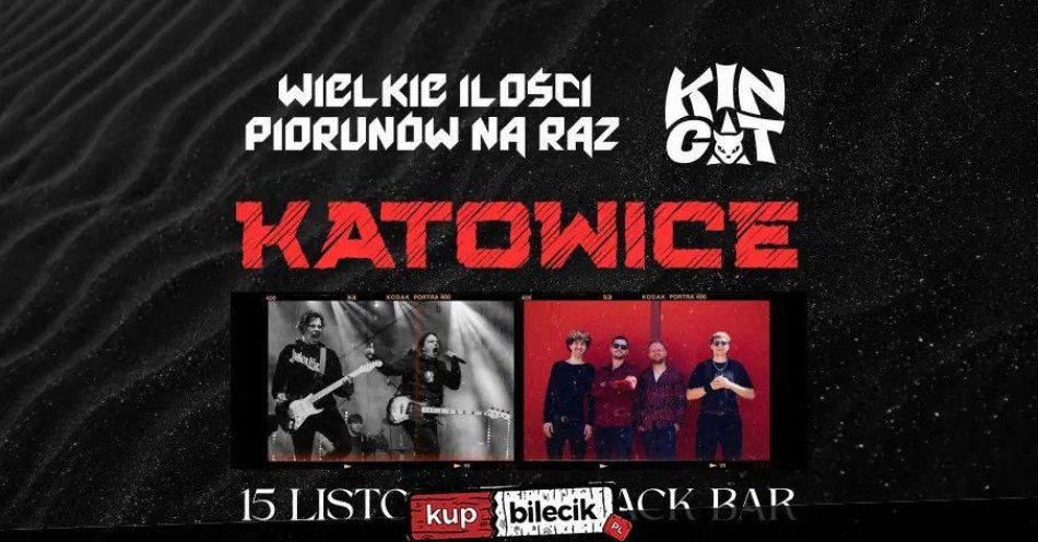 zdjęcie: WIELKIE ILOŚCI PIORUNÓW NA RAZ + KIN CAT + TBA // Katowice JACK BAR // 15.11.2025 / kupbilecik24.pl / WIELKIE ILOŚCI PIORUNÓW NA RAZ + KIN CAT + TBA // Katowice JACK BAR // 15.11.2025