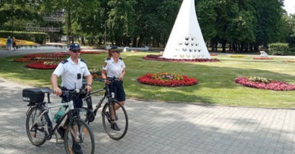 zdjęcie: Patrol na dwóch kółkach / fot. KPP Inowrocław