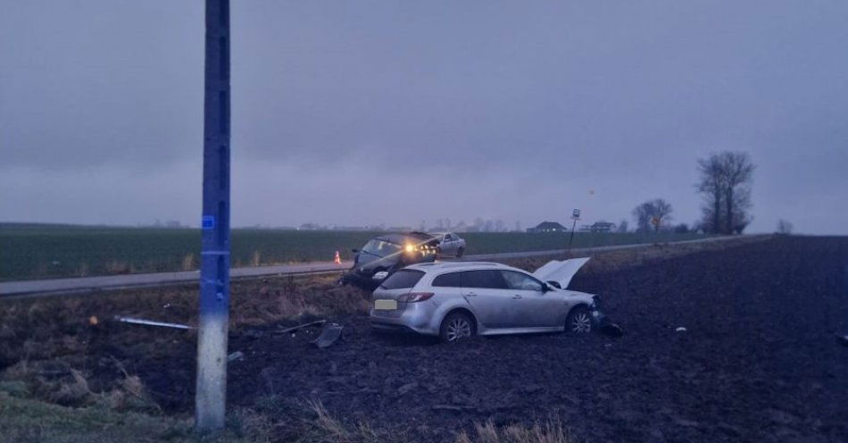 zdjęcie: Pijany kierujący doprowadził do zdarzenia na drodze / fot. KPP w Łowiczu