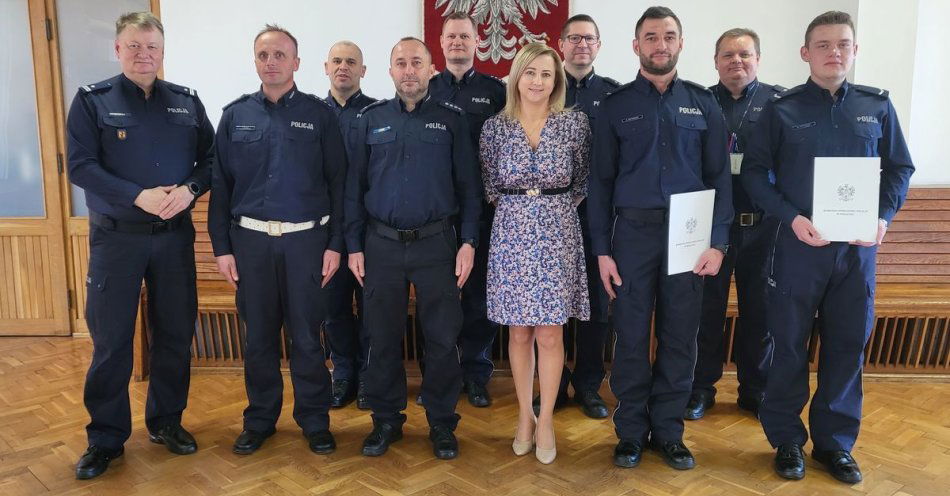 zdjęcie: Mianowanie na wyższe stopnie policyjne w wieluńskiej komendzie / fot. KPP w Wieluniu