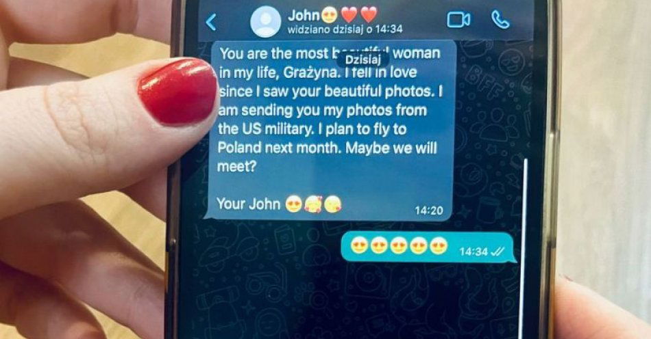 zdjęcie: I love You so much Grażynka - czyli czuli oszuści z USA / fot. KMP w Świnoujściu