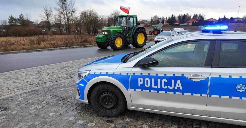 zdjęcie: Planowany protest rolników przyniesie utrudnienia w ruchu drogowym / fot. KPP w Tczewie