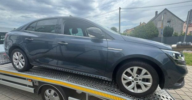 Skradziony Renault odnaleziony w Bogatyni