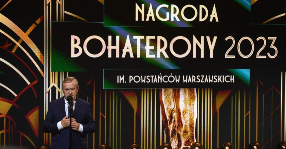 zdjęcie: Wręczono Nagrody BohaterONy 2023 im. Powstańców Warszawskich (opis) / fot. PAP