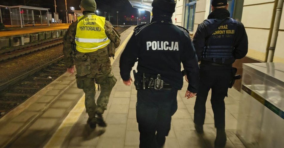 zdjęcie: Wspólne patrole zwiększają bezpieczeństwo na torach / fot. KPP Świebodzin