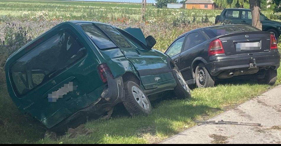 zdjęcie: Pasażerki ranne w wypadkach / fot. KPP Biłgoraj