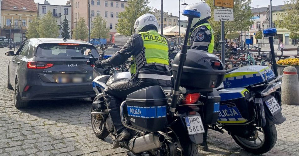 zdjęcie: Patrole motocyklowe w Wąbrzeźnie / fot. KPP Wąbrzeźno