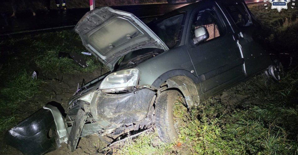 zdjęcie: Dwa zdarzenia drogowe spowodowane przez pijanych kierowców / fot. KPP Kluczbork