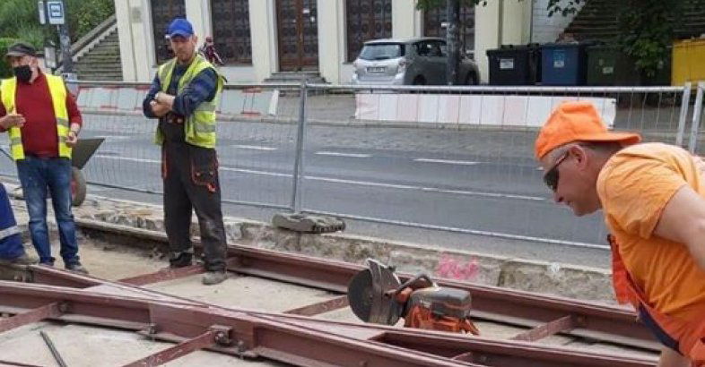 zdjęcie: MPK Wrocław - Zasuwamy ze zwrotnicami (i nie tylko) / fot. nadesłane