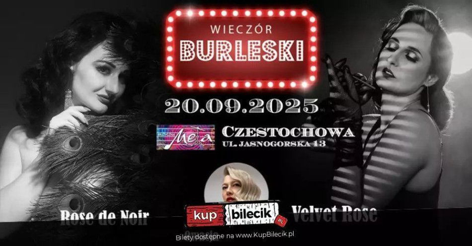 zdjęcie: Burleska by Rose de Noir w klubie Muzyczna Meta / kupbilecik24.pl / Burleska by Rose de Noir w klubie Muzyczna Meta