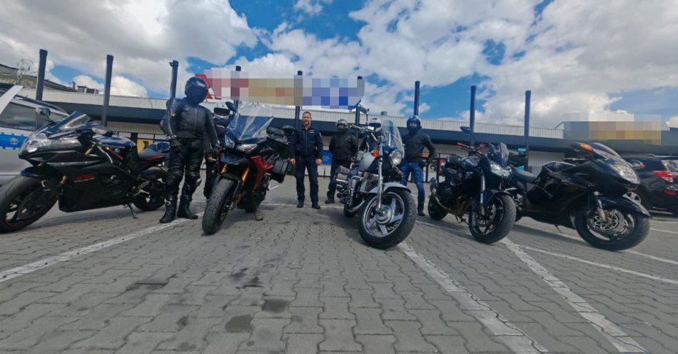 zdjęcie: Świadomy i bezpieczny motocyklista / fot. KPP Inowrocław