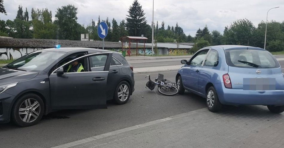 zdjęcie: Nieustąpienie pierwszeństwa przyczynami dwóch zdarzeń z udziałem cyklistów / fot. KMP Zamość