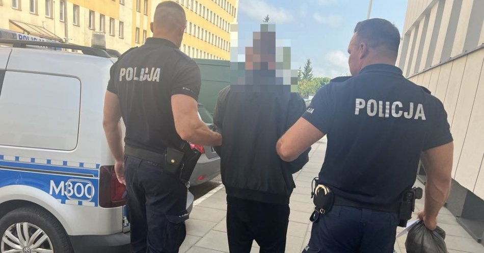 zdjęcie: Policjanci zatrzymali sprawcę rozboju / fot. KMP Suwałki
