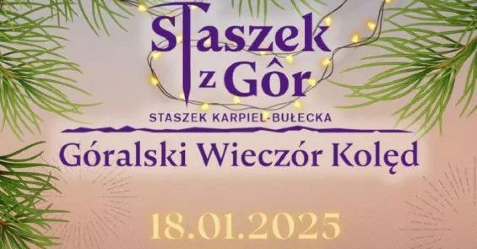 zdjęcie: Staszek z Gór - Staszek Karpiel-Bułecka ,Góralski Wieczór Kolęd / kupbilecik24.pl / Staszek z Gór - Staszek Karpiel-Bułecka ,