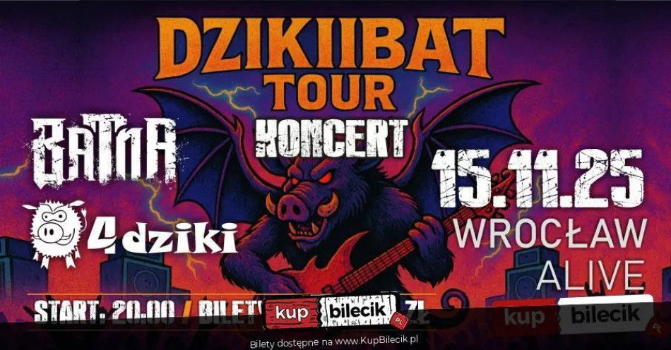 zdjęcie: 4 DZIKI & BATNA / kupbilecik24.pl / 4 DZIKI & BATNA