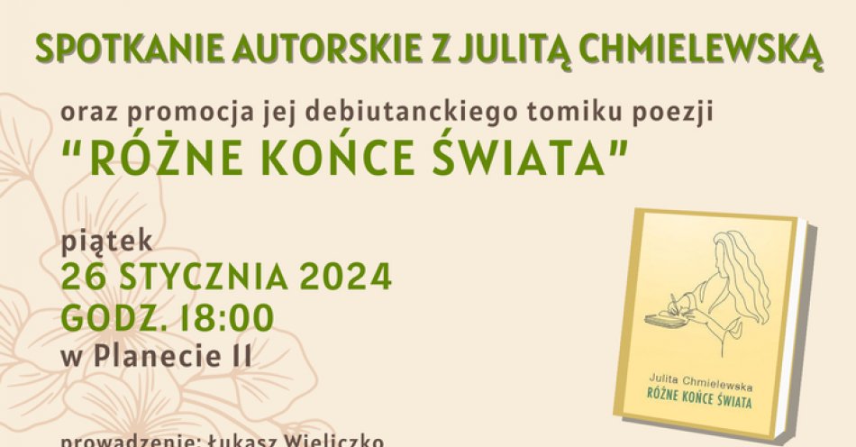 zdjęcie: Różne końce świata – spotkanie z Julitą Chmielewską / fot. nadesłane