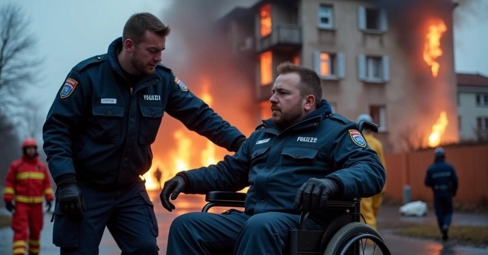 zdjęcie: Policjant, który uratował 17 osób po pożarze potrzebuje pomocy / TM/ przykładowa ilustracja