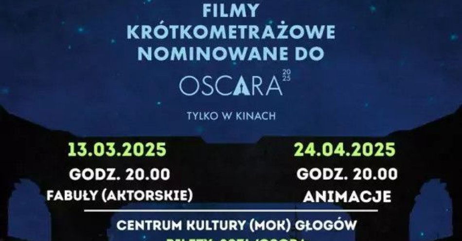 zdjęcie: Krótkometrażowe filmy nominowane do Oscara / kupbilecik24.pl / Krótkometrażowe filmy nominowane do Oscara