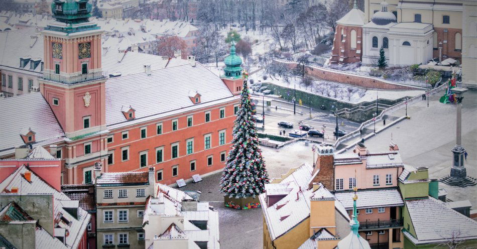 zdjęcie: Warszawa przygotowuje się do świąt - dziś rozbłysną iluminacje na Trakcie Królewskim i choinka na placu Zamkowym / fot. nadesłane