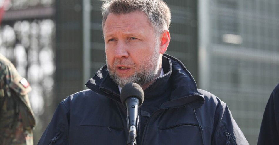 zdjęcie: Szef MSWiA: Straż Graniczna deportowała 15 obywateli Gruzji / Ozierany Wielkie, 12.03.2026. Minister spraw wewnętrznych i administracji Marcin Kierwiński podczas konferencji prasowej na granicy polsko-białoruskiej w miejscowości Ozierany Wielkie, 12 bm. (amb) PAP/Artur Reszko