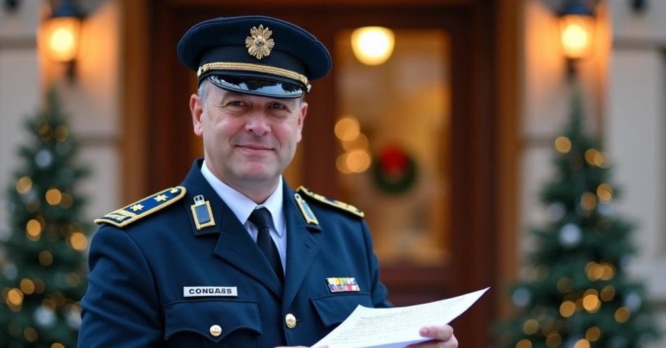 zdjęcie: Komendant policji składa świąteczne życzenia w Myślenicach / TM/ przykładowa ilustracja