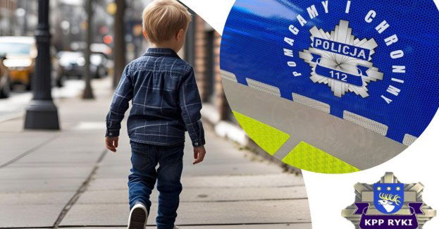 4-latek sam spacerował po mieście, pomogły dwie mieszkanki Dęblina oraz dęblińscy policjanci