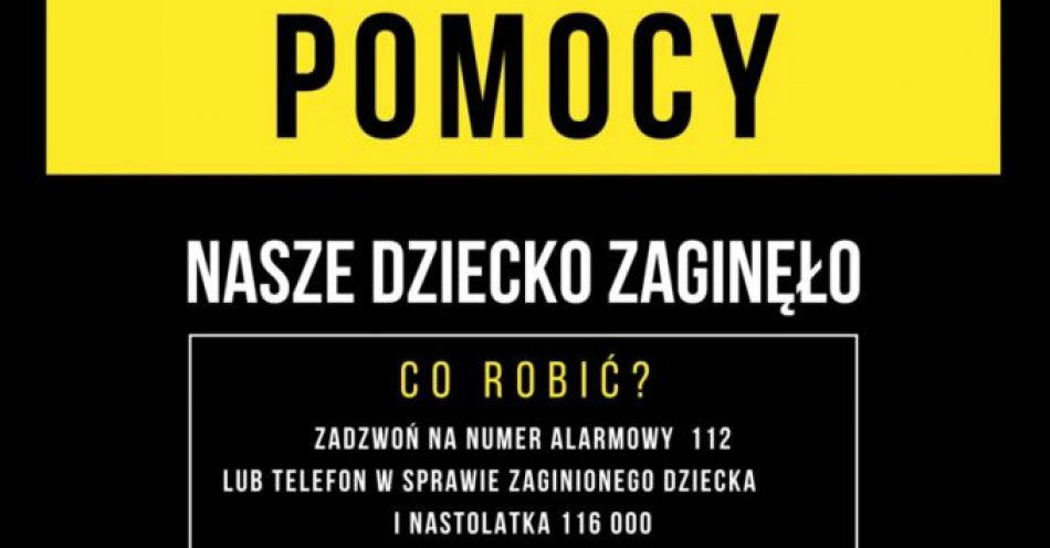 zdjęcie: Co robić, gdy Twoje dziecko zaginie? / fot. KPP w Kartuzach