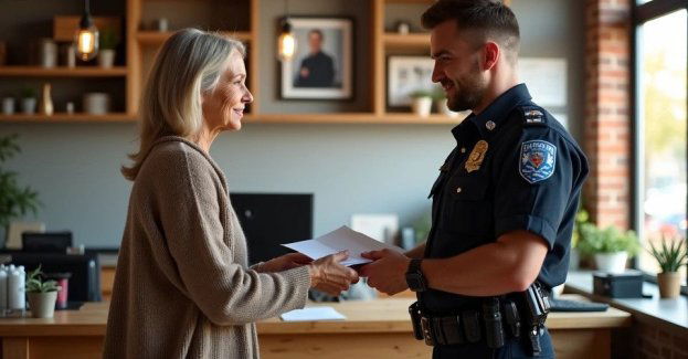 Podziękowania dla milickiego policjanta za skuteczną interwencję