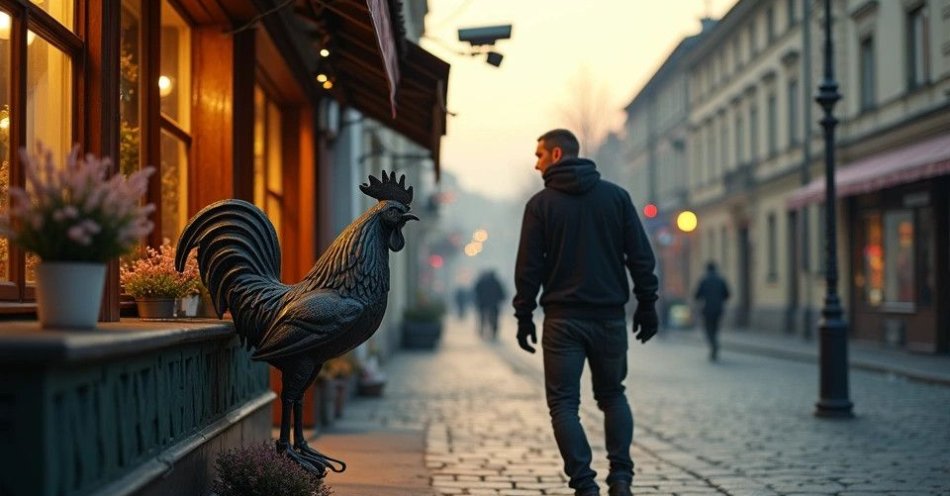 zdjęcie: Kradł ozdobną kurę sprzed kwiaciarni. Złapany dzięki monitoringu / TM/ przykładowa ilustracja