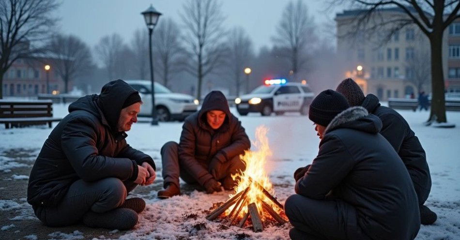 zdjęcie: Pomóż bezdomnym tej zimy korzystając z Krajowej Mapy / TM/ przykładowa ilustracja