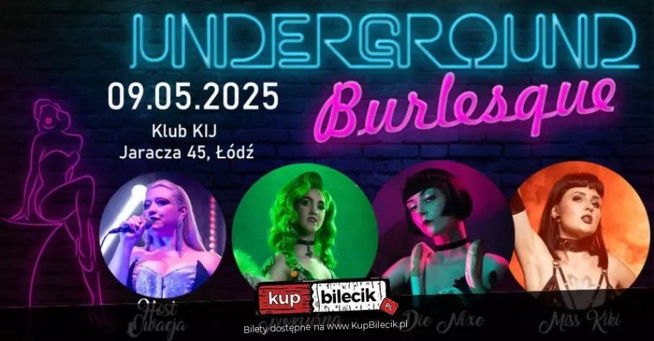 zdjęcie: Burleska by Rose de Noir w klubie KIJ / kupbilecik24.pl / Burleska by Rose de Noir w klubie KIJ