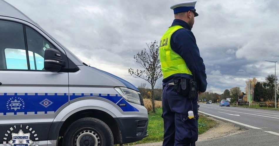 zdjęcie: Bilans akcji Wszystkich Świętych w powiecie: śmierć rowerzysty / fot. KPP Brzeg