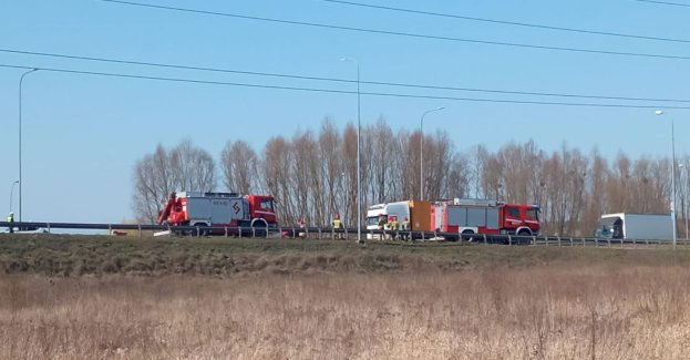 Wypadek na trasie średnicowej